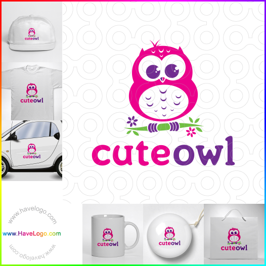 Compra un diseño de logo de Cute Owl 64645