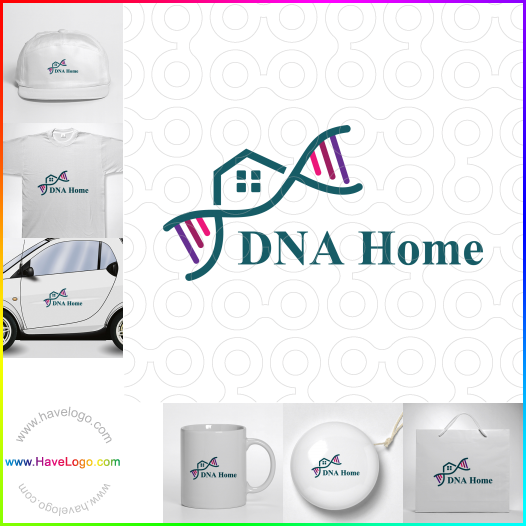Compra un diseño de logo de DNA home 66611