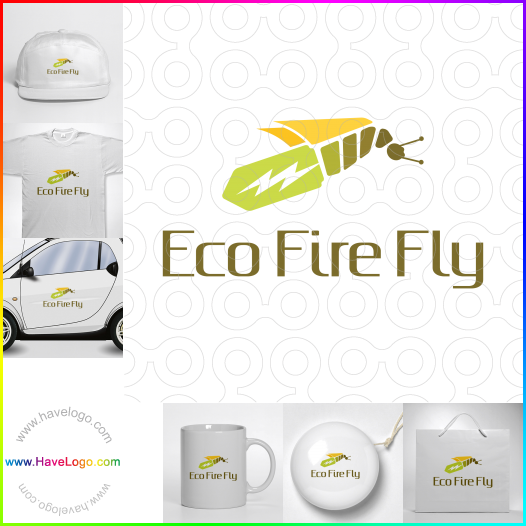 Compra un diseño de logo de Eco Fire Fly 60859