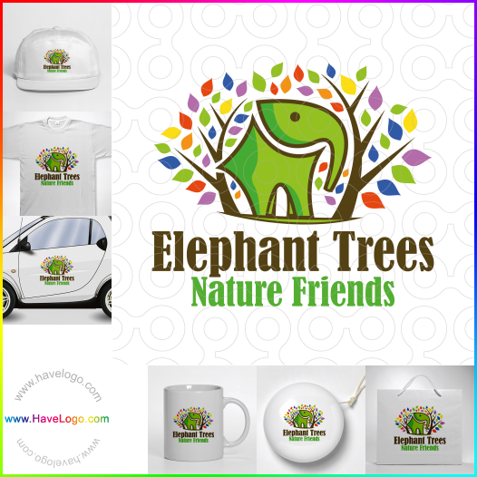 Koop een Elephant Trees logo - ID:65271