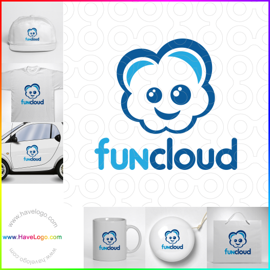 Compra un diseño de logo de Fun Cloud 66445