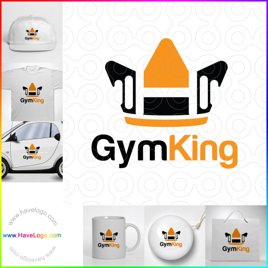 Compra un diseño de logo de Gym King 67027