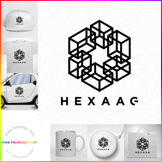 Compra un diseño de logo de Hexaag 66098