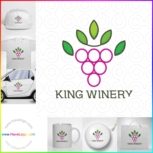 Compra un diseño de logo de King Winery 62587