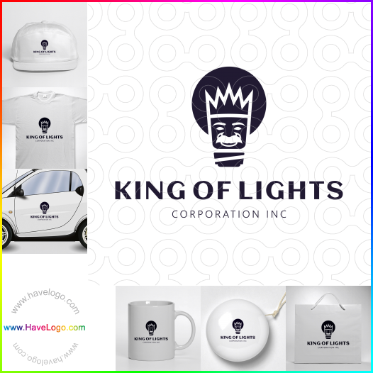Compra un diseño de logo de King of Lights 65600
