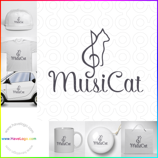 Acheter un logo de MusiCat - 62388