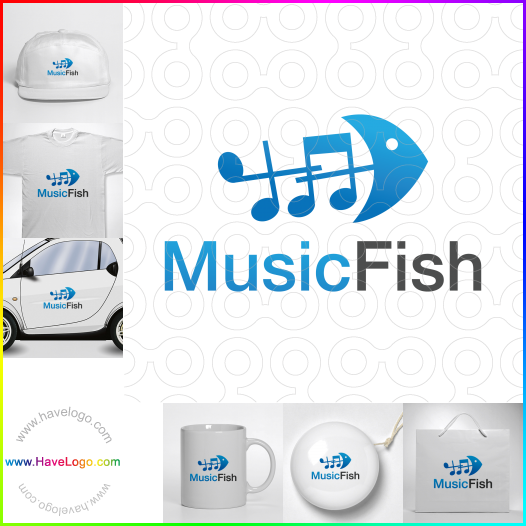 Koop een Music Fish logo - ID:63272