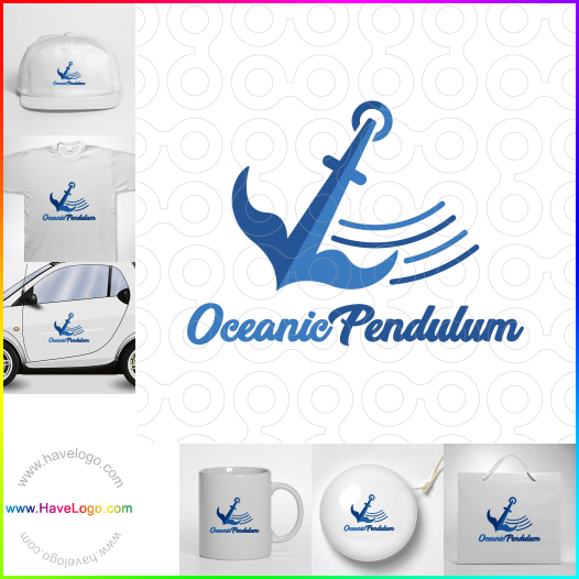 Compra un diseño de logo de Péndulo oceánico 64747