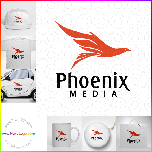 Compra un diseño de logo de Phoenix media 62718