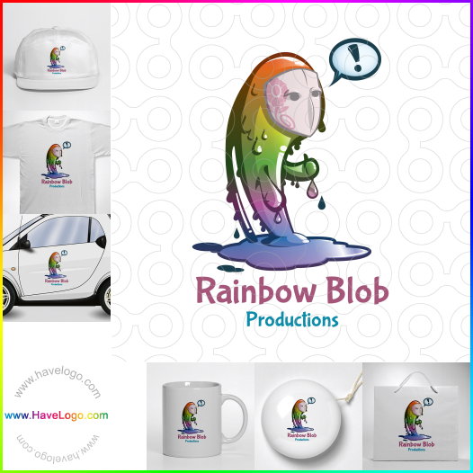 Compra un diseño de logo de Rainbow Blob Productions 66104