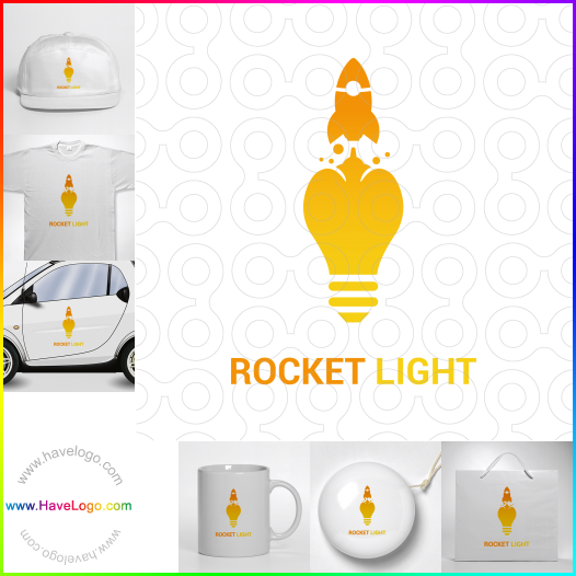 Compra un diseño de logo de Rocket Light 60664