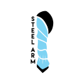 Stalen arm logo