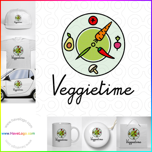 Koop een Veggie Time logo - ID:62232