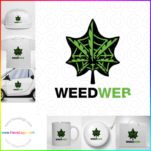 Acheter un logo de Weed Web - 65283