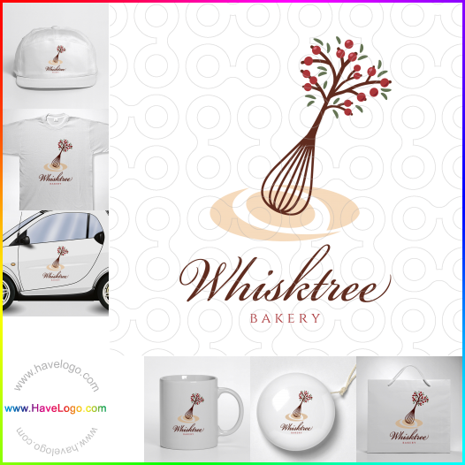 Compra un diseño de logo de Whisk Tree 67098