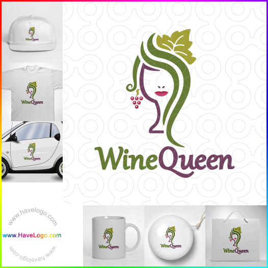 Koop een Wine Queen logo - ID:60718