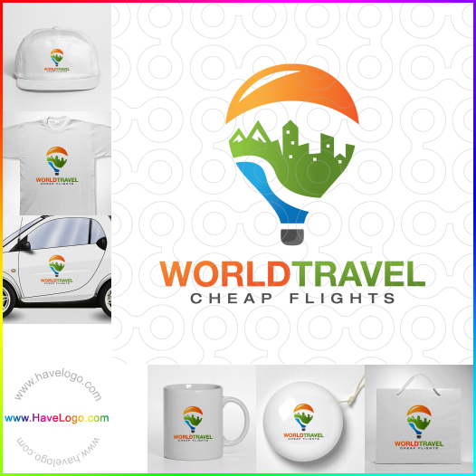 Koop een World Travel logo - ID:67168