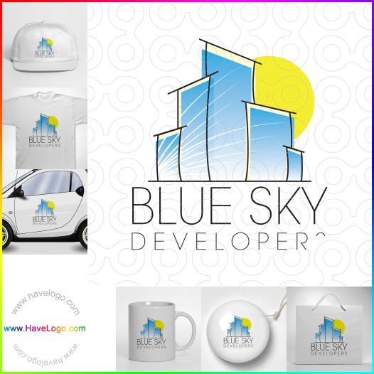 Acheter un logo de bleu - 55589