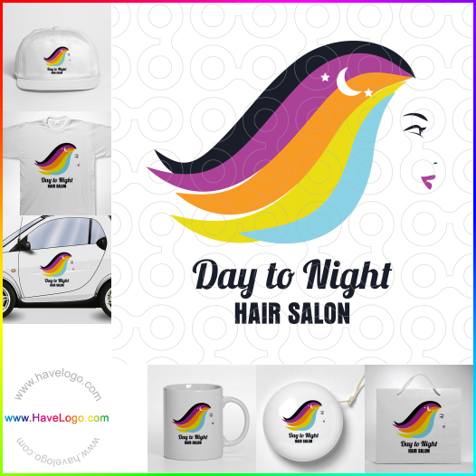 Compra un diseño de logo de producto para teñir el cabello 25274