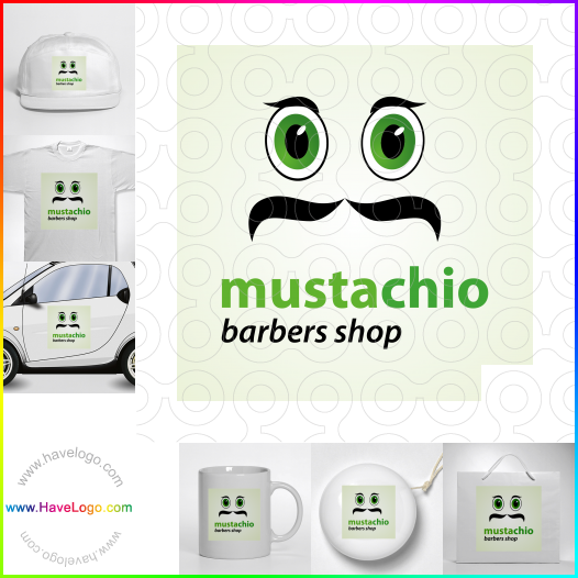 Acheter un logo de moustache - 10109