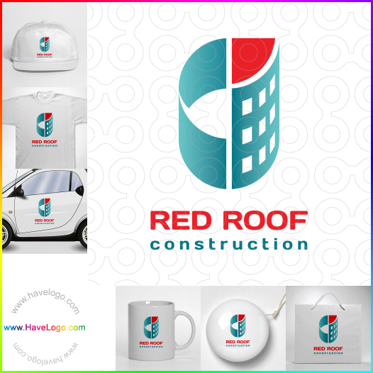 Acheter un logo de toit rouge - 64119