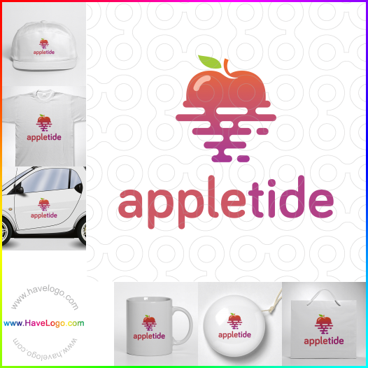 Compra un diseño de logo de Apple Tide 62454