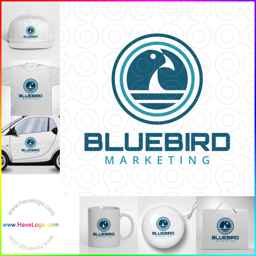 Compra un diseño de logo de Blue Bird 60707