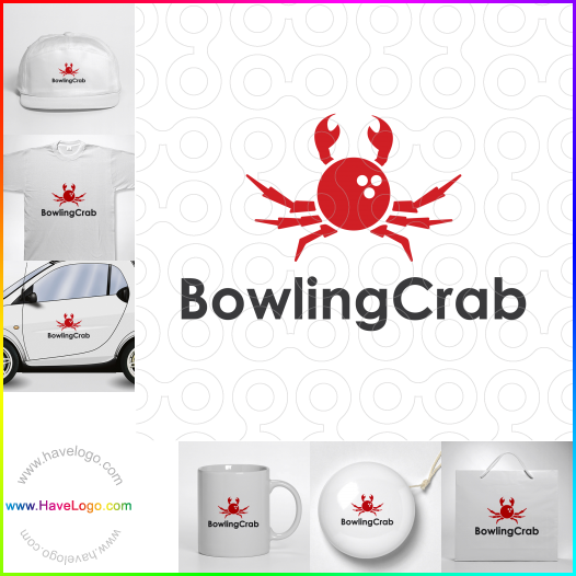 Compra un diseño de logo de Bowling Crab 62758