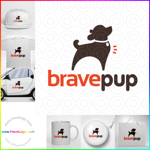 Acquista il logo dello Brave Pup 63340