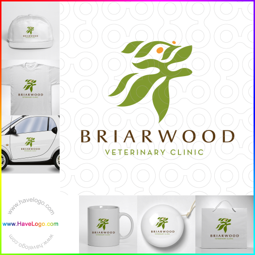 Compra un diseño de logo de Briarwood Veterinary Clinic 64282