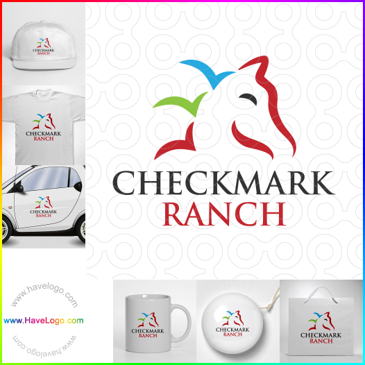 Koop een Vinkje Ranch logo - ID:60977