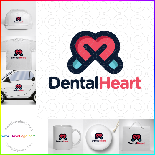 Compra un diseño de logo de Corazón dental 67361