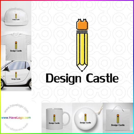 Compra un diseño de logo de Castillo de diseño 67300