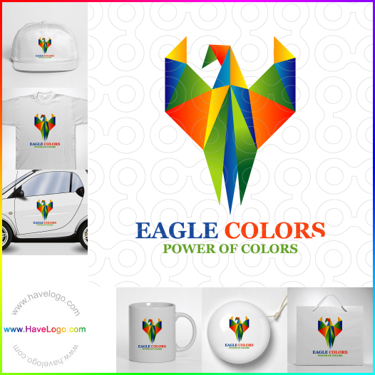 Compra un diseño de logo de Eagle Colors 66461