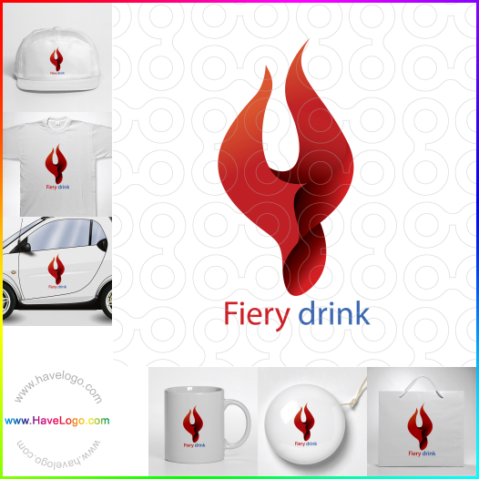 Acheter un logo de Fiery drink - 67110