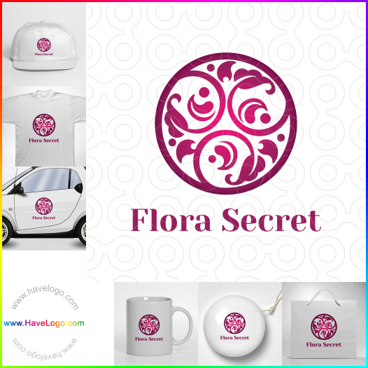 Compra un diseño de logo de Flora Secret 63427