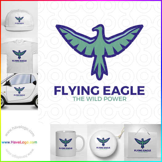 Compra un diseño de logo de Flying Eagle 63982