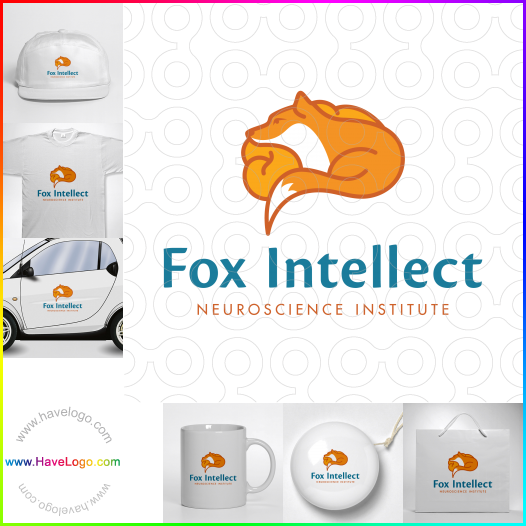 Compra un diseño de logo de Fox Intellect 62047