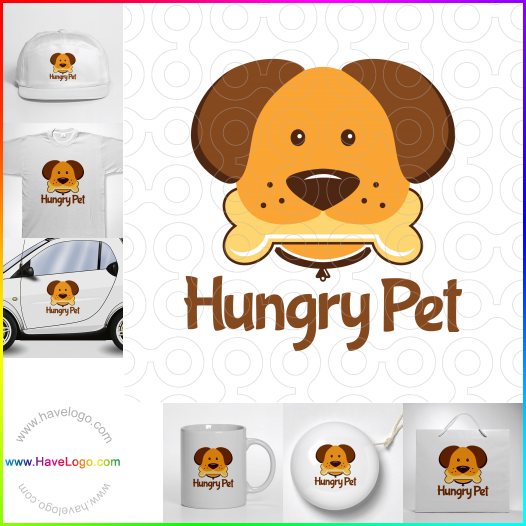 Compra un diseño de logo de Hungry Pet 62643