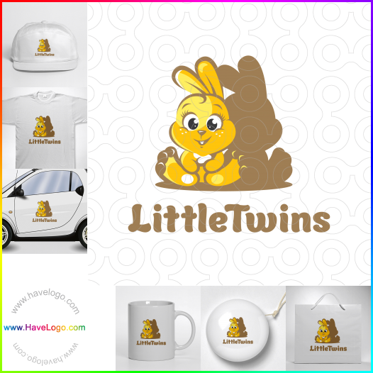 Compra un diseño de logo de Little Twins 63235