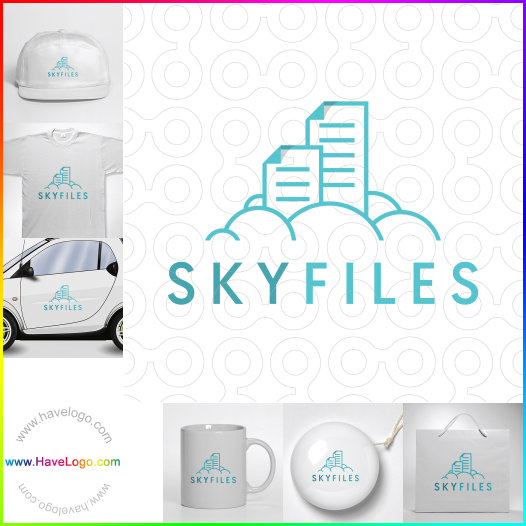 Compra un diseño de logo de Sky Files 62550