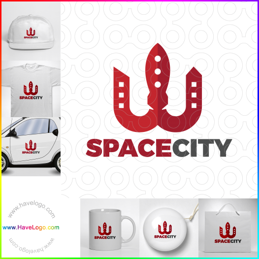 Compra un diseño de logo de Space City 67085