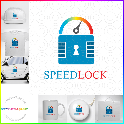 Compra un diseño de logo de Speed ​​Lock 62647