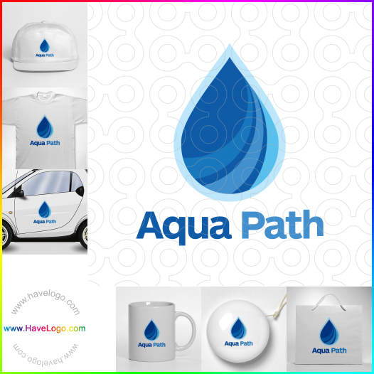 Acquista il logo dello aqua path 65228