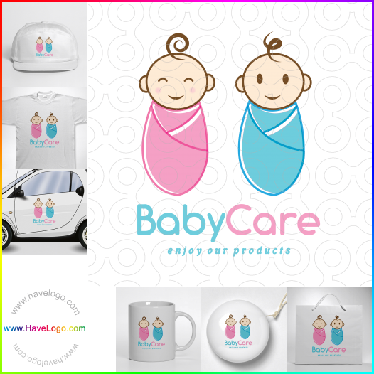 Compra un diseño de logo de bebés 44216