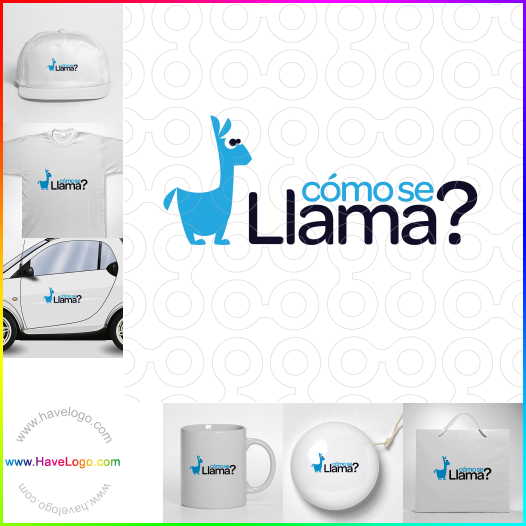 Koop een komma lama logo - ID:6781