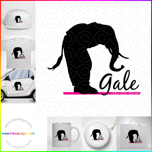 Koop een olifant logo - ID:7035