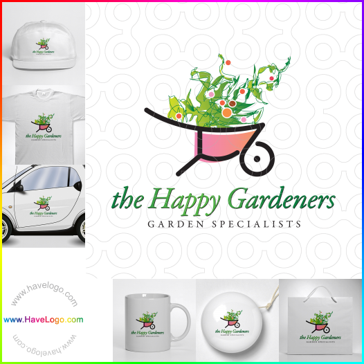 Compra un diseño de logo de equipo de jardinería 20212