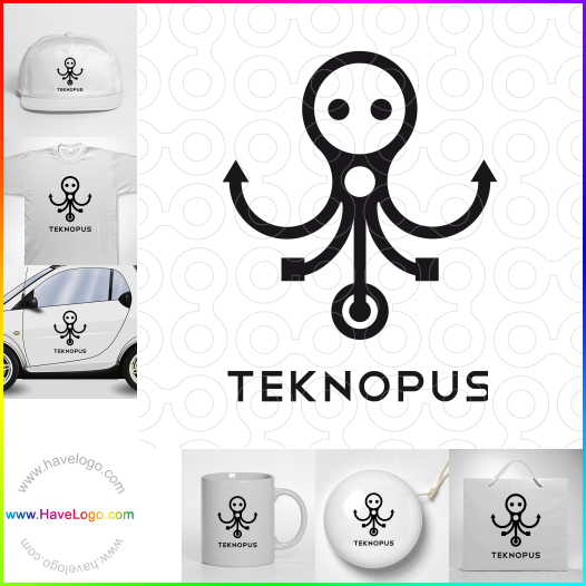 Koop een octopus logo - ID:21885