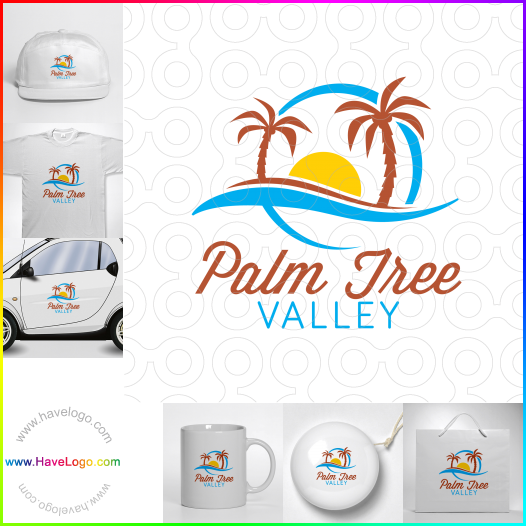 Koop een palmboom logo - ID:29244